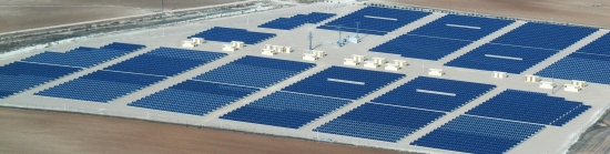 Instalación de un parque solar en Cañamero